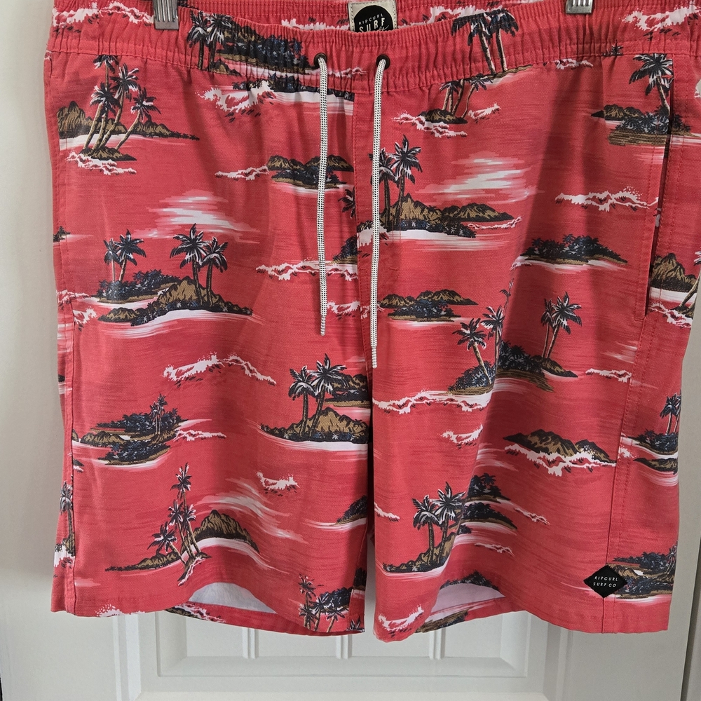 Rip Curl Red Swim Shorts